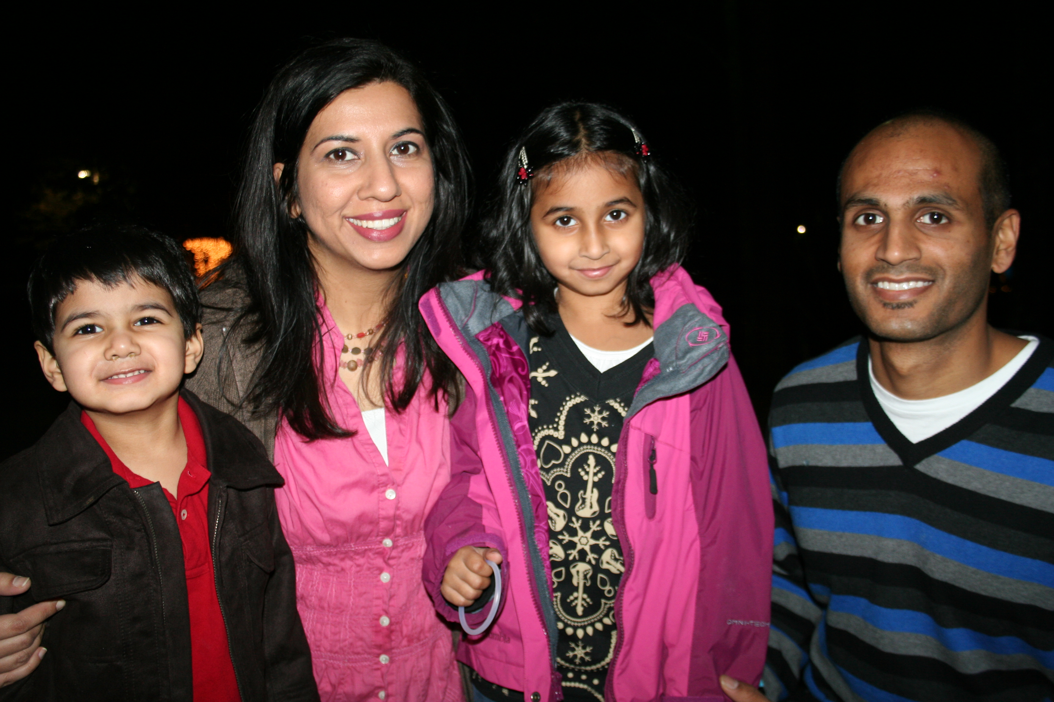 Noah, Sadia, Hamma and Rahel Zubairi