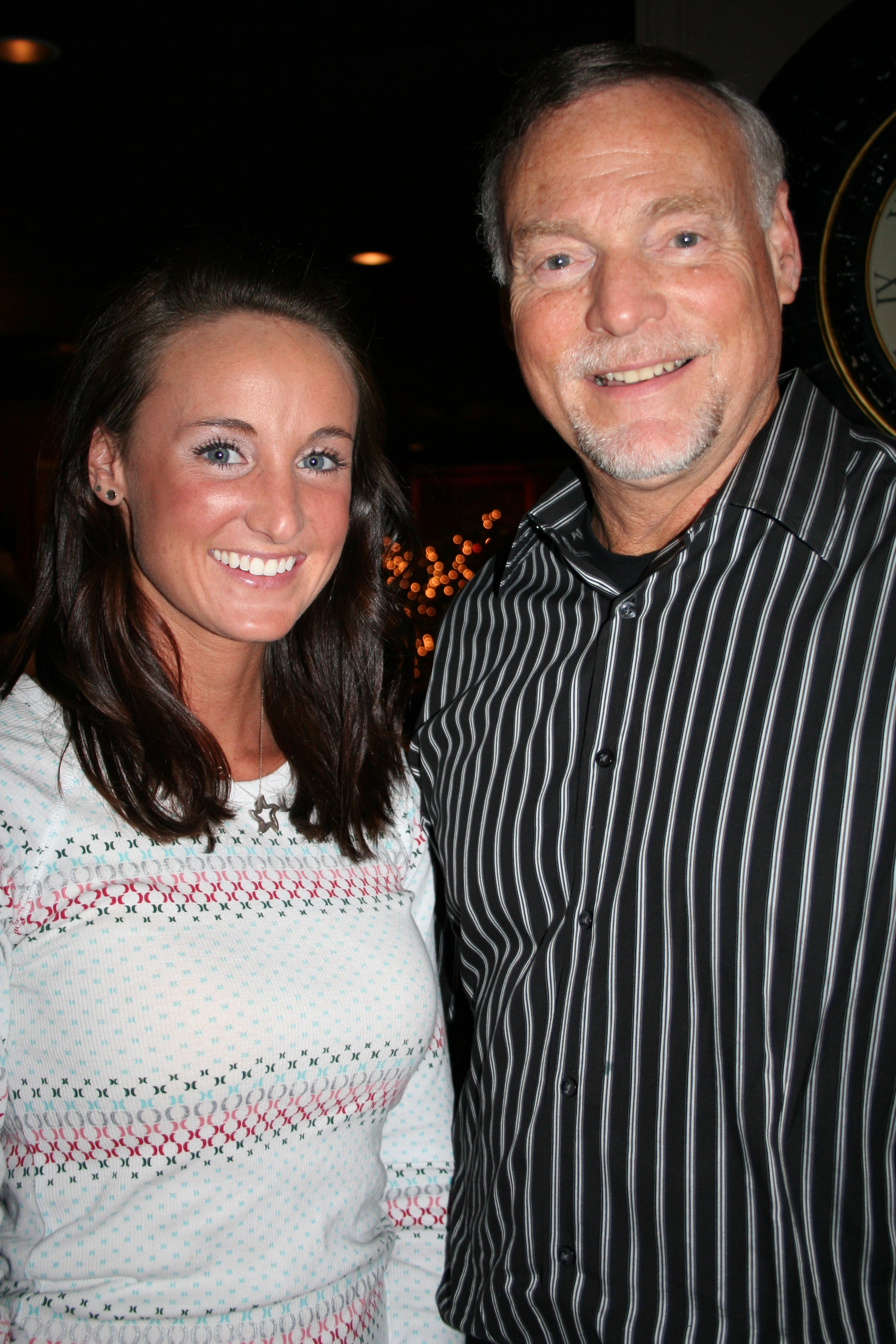 Brooke Bettony and her father, Wayne Bettony, owner of Boudreaux's