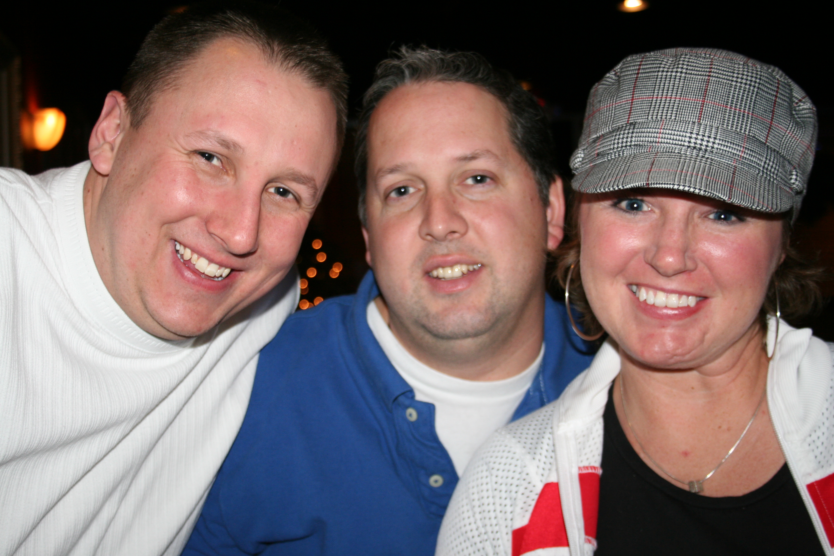 Chris Podawiltz with Ryan and Jayni Healy