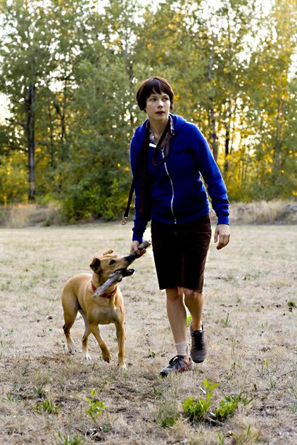 Wendy (Michelle Williams) has a true friend in her dog in Wendy and Lucy.
