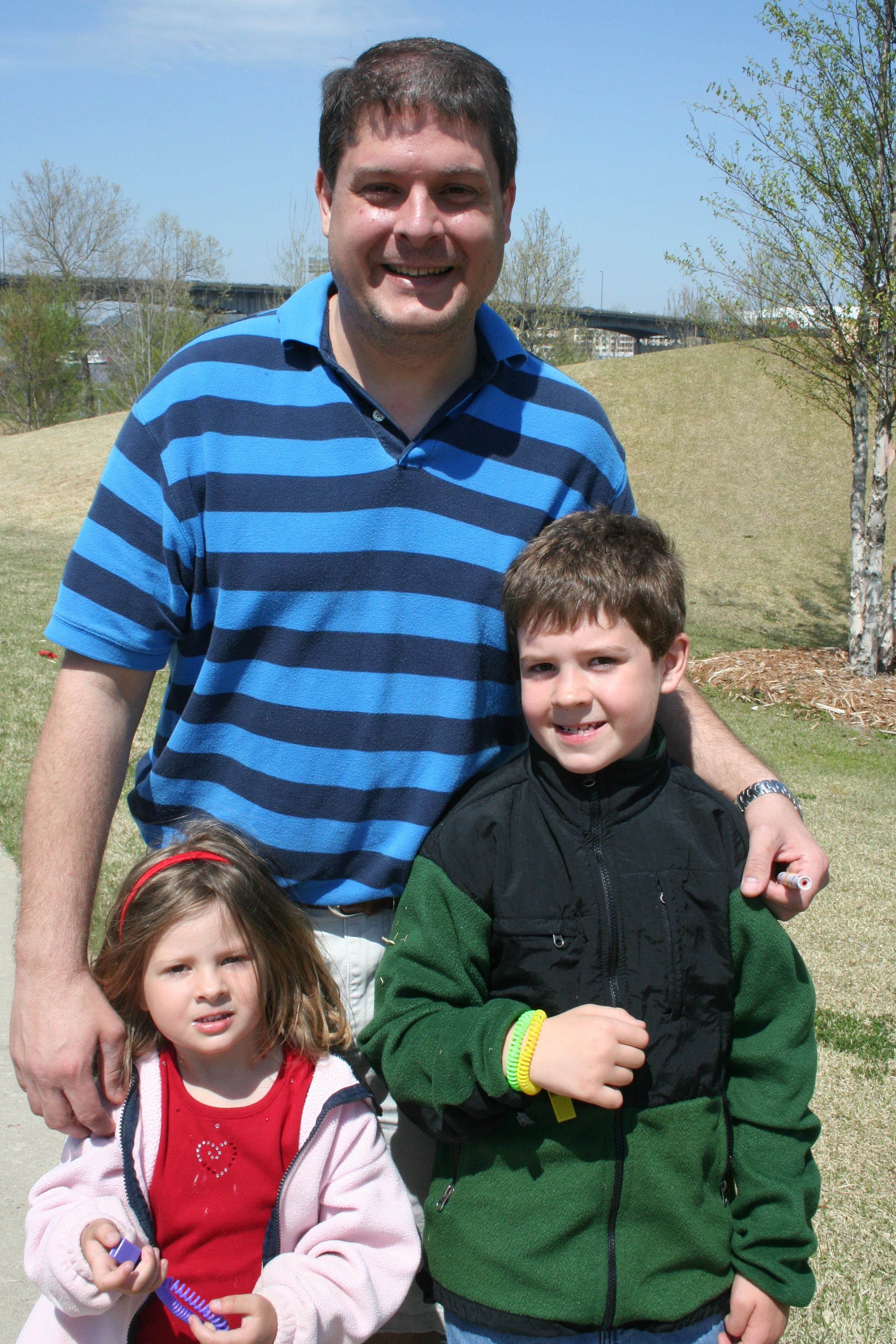 Greg, Emily and Thomas Vaughan