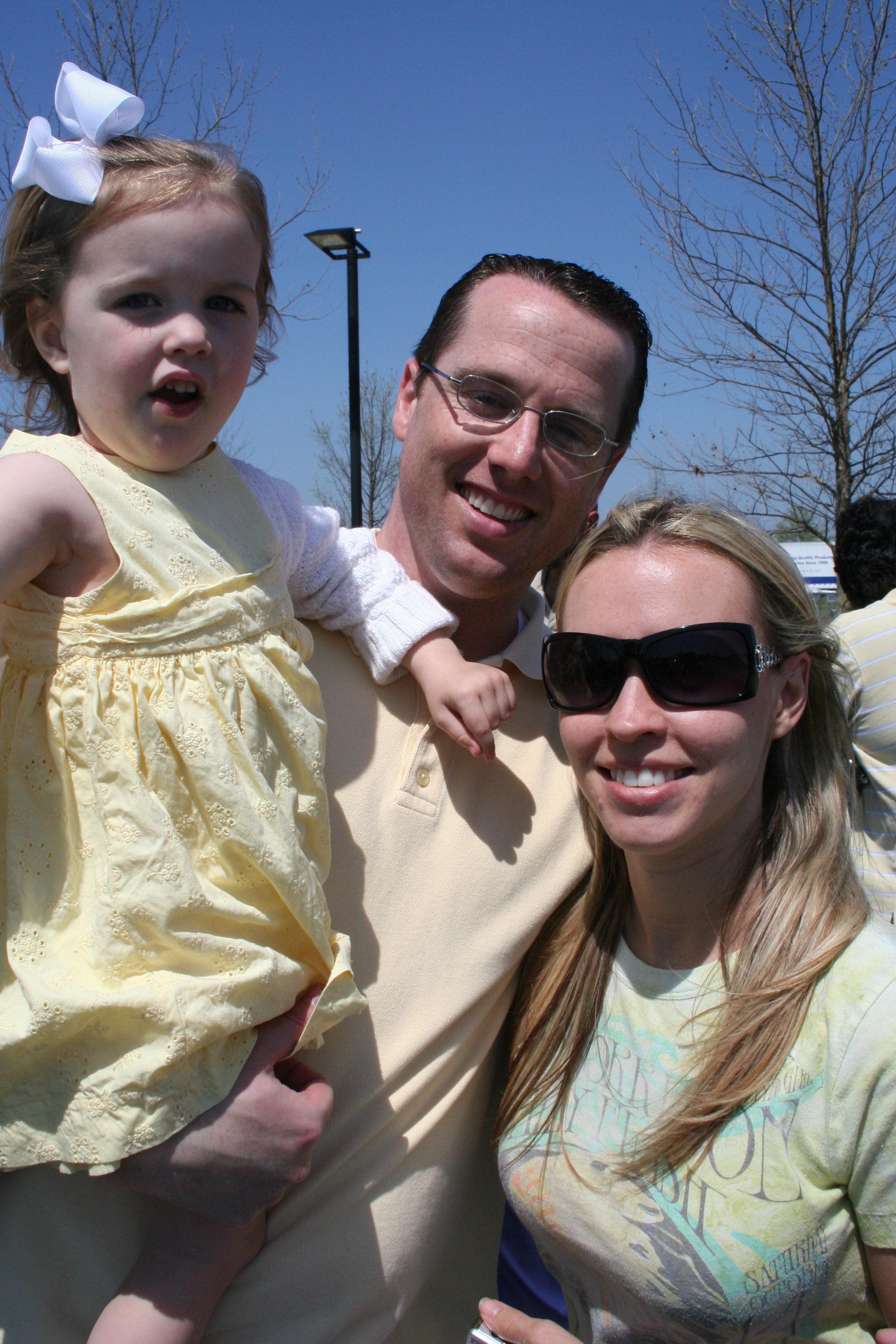 Adam, Charlie and Keri Taggart