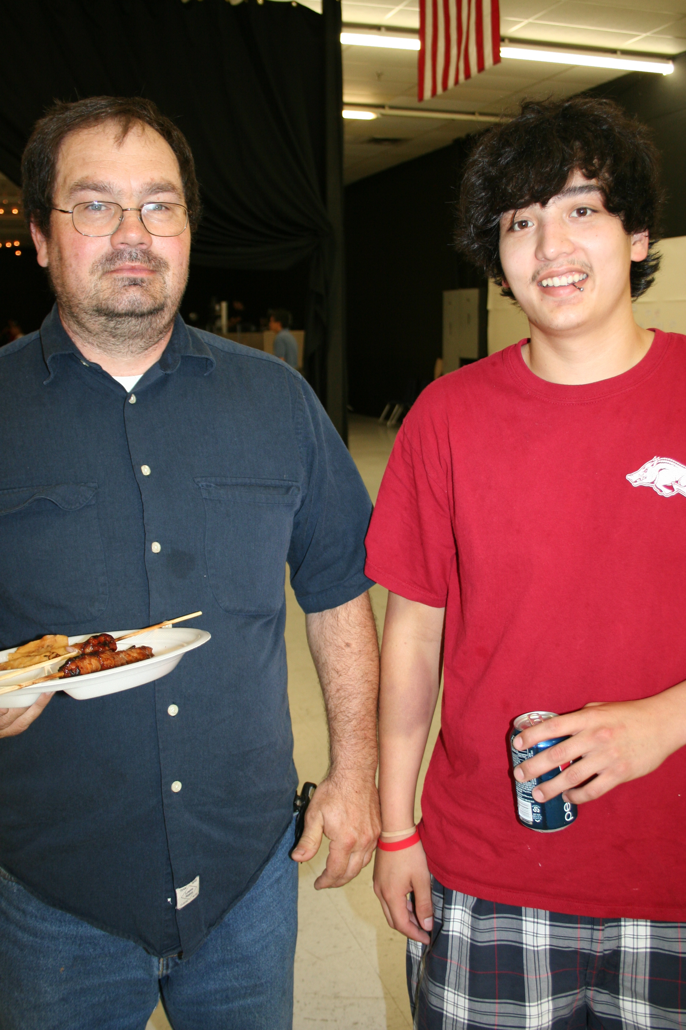 Tom Swann and Brian Swann