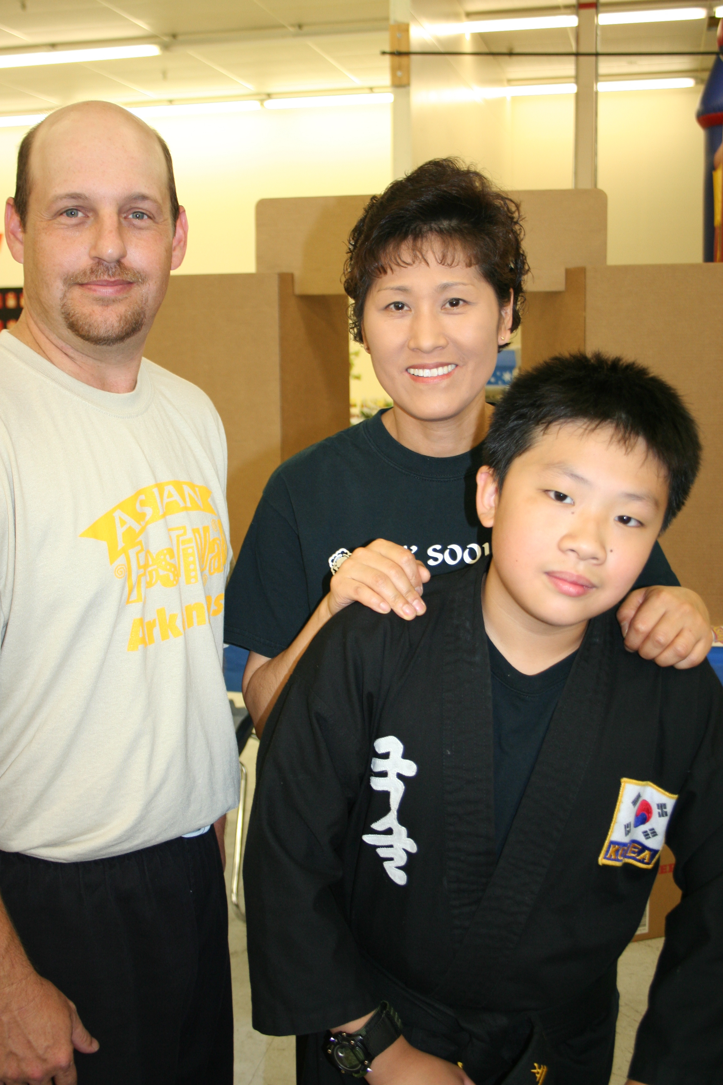 Brady McPherson,  Hyonsuk Fusaro and Jolli Khoo