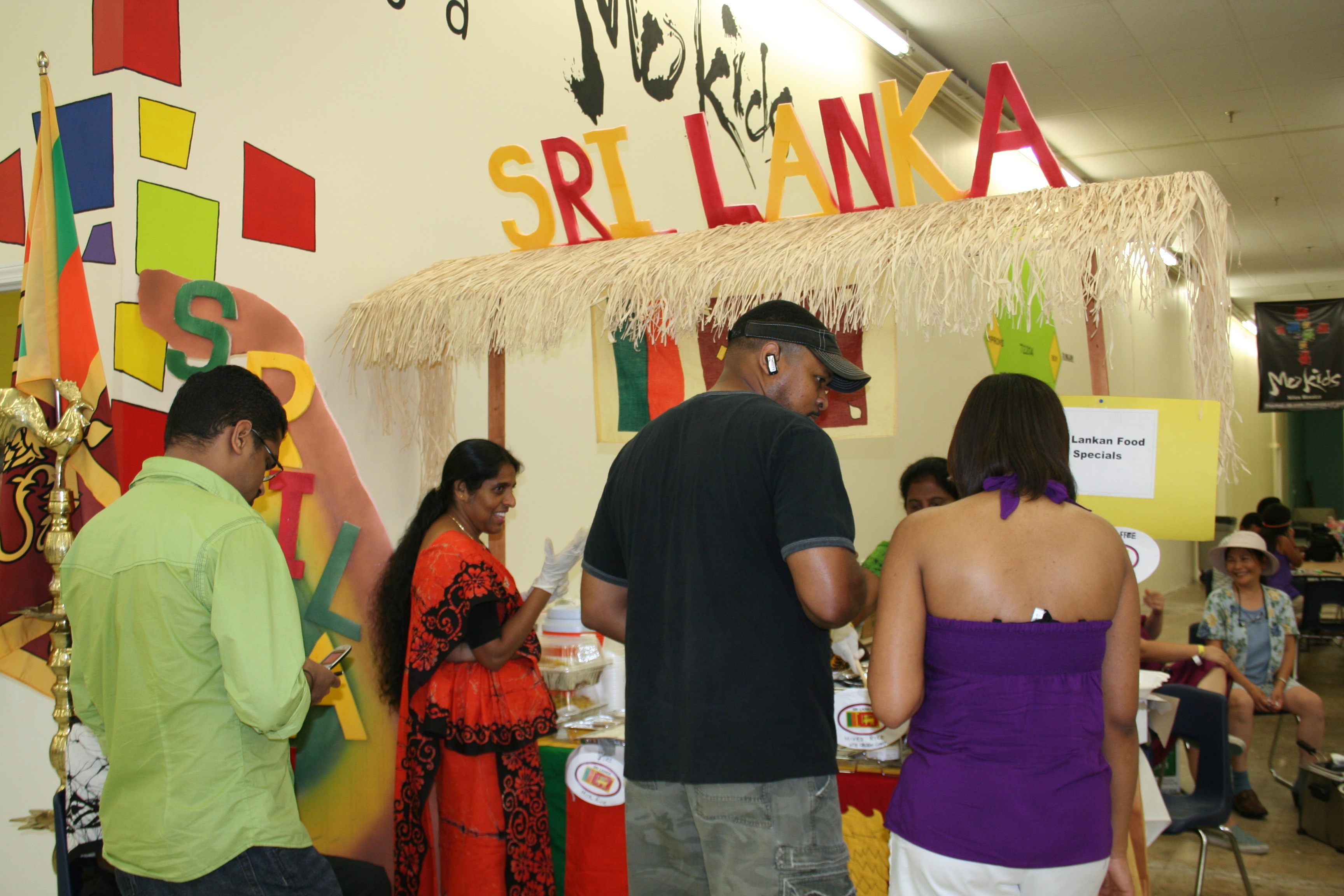 Sri Lanka food booth