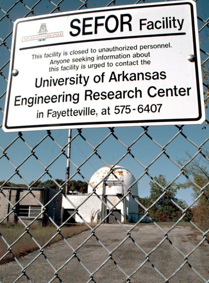 A deserted nuclear "breeder" reactor, owned by the University of Arkansas stands on a site approximately 20 miles south of the UA campus in this 1997 file photo. 