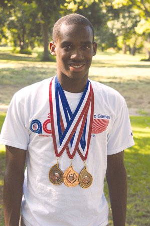 Caleb Cross is the first student from Newport to receive a Division I scholarship in track and field to the University of Arkansas.