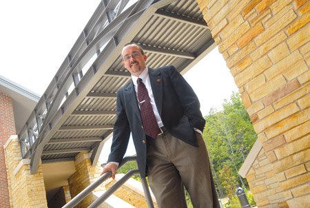 Chris Boyett, 38, has been at the Arkansas State University-Heber Springs campus since February, when he stepped in as interim vice chancellor after the campus' founding vice chancellor, Dianne Tiner, retired. Boyett officially became the new vice chancellor on Aug. 1.