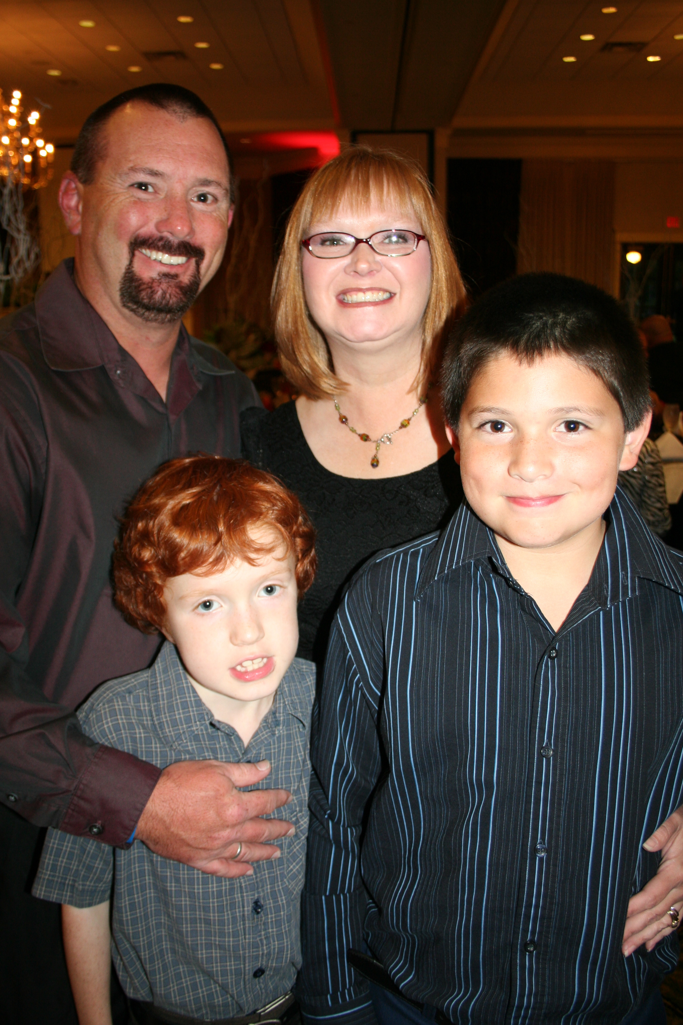 John, Nancy, Wyatt and Gabe Prentice