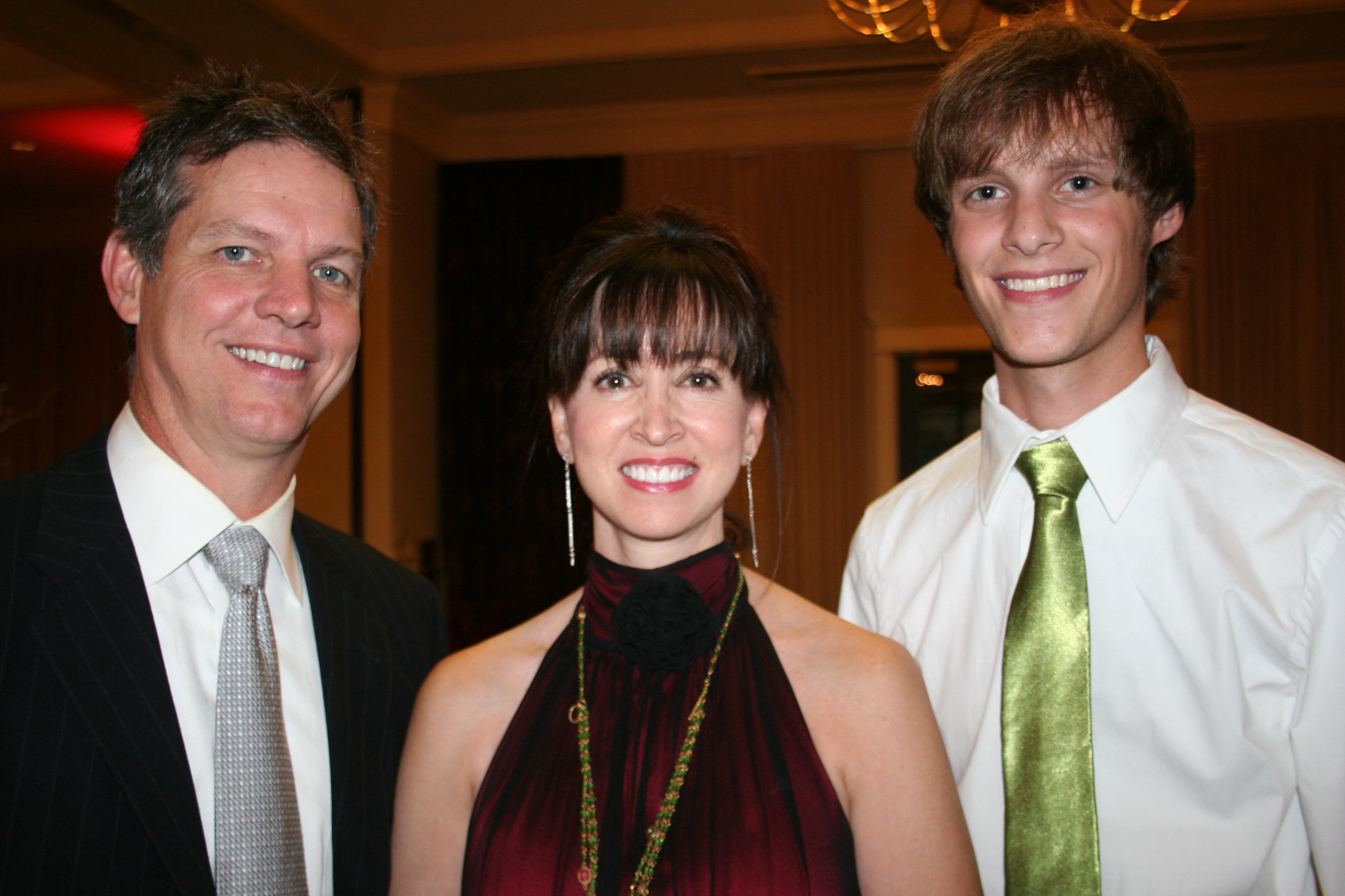Gary and Cathy Pursell with Brad Denman