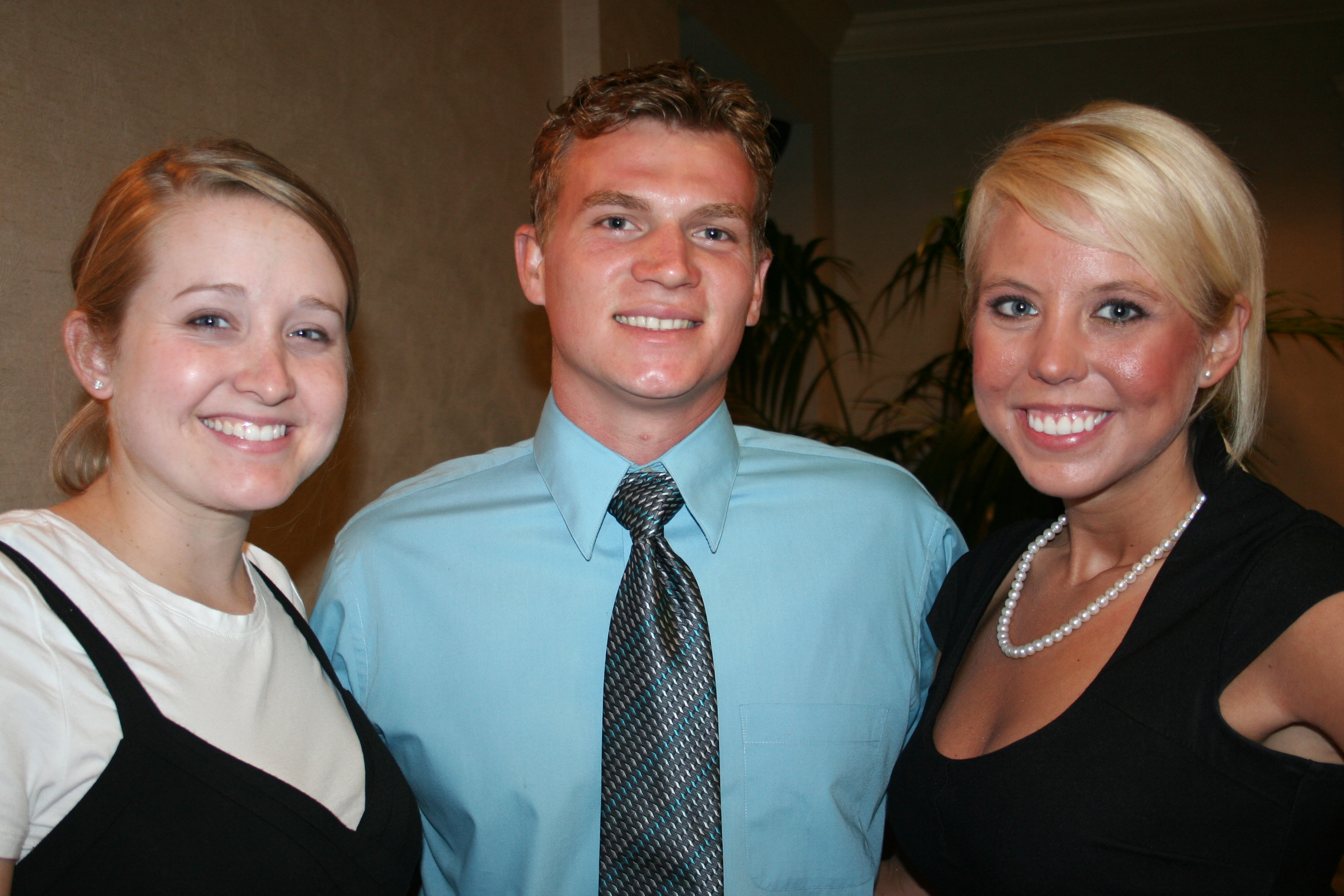 Megan Middlekauff, Andrew Cozens and Tasha Lowe