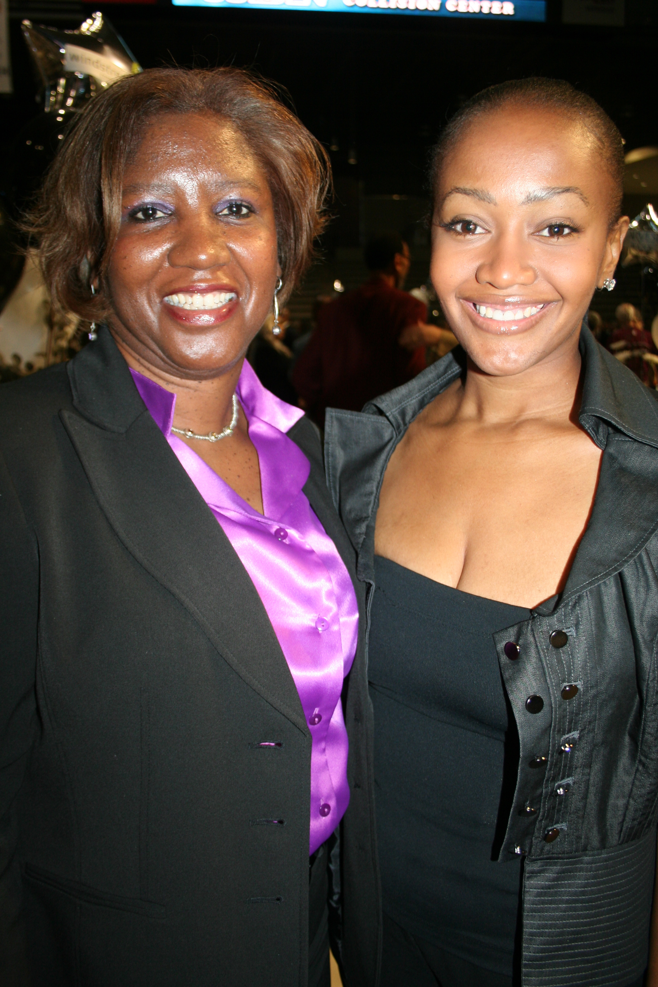 Caroline Brewer and Karen Hayes