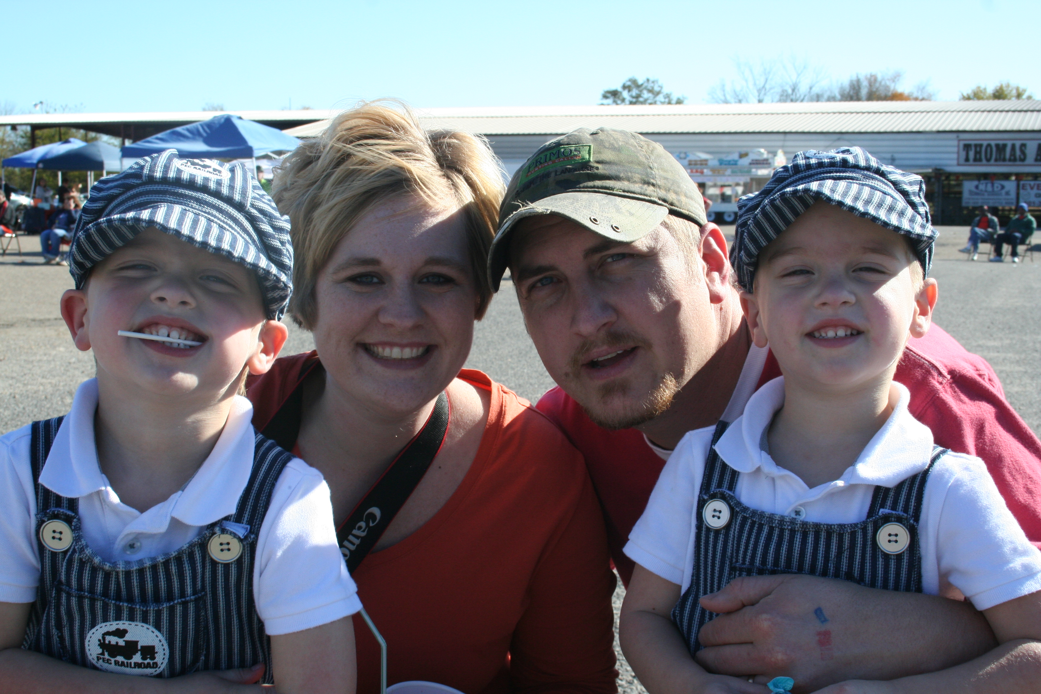 Caleb, Shanna, Carson and Bo Lewter