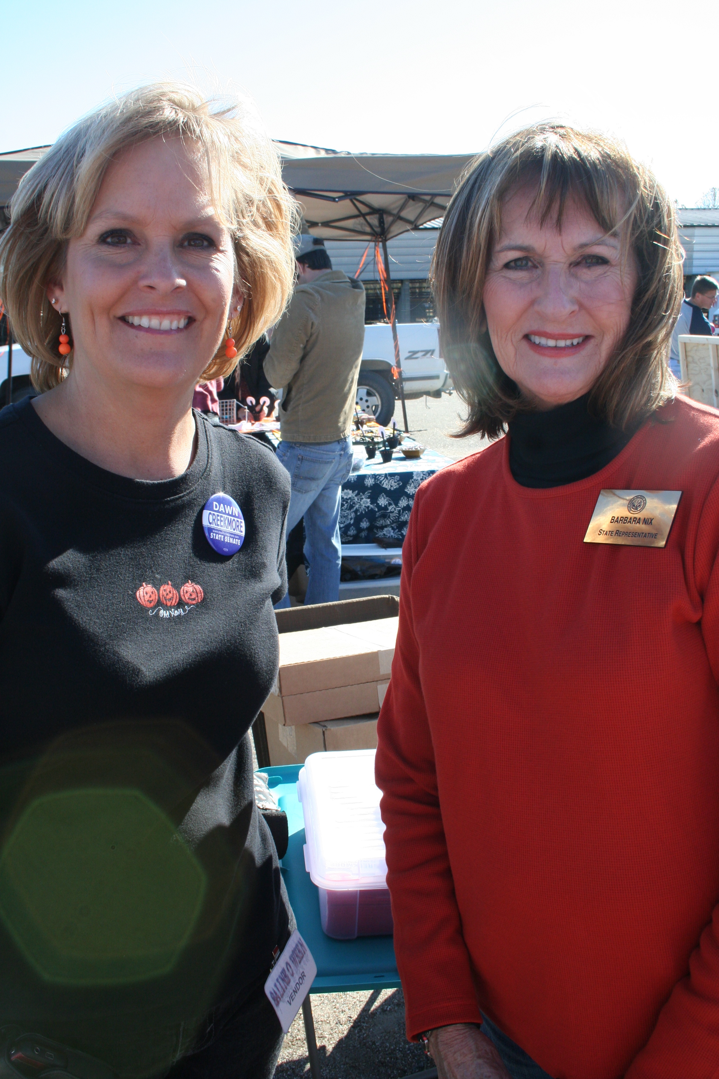 Rep. Dawn Creekmore and Rep. Barbara Nix
