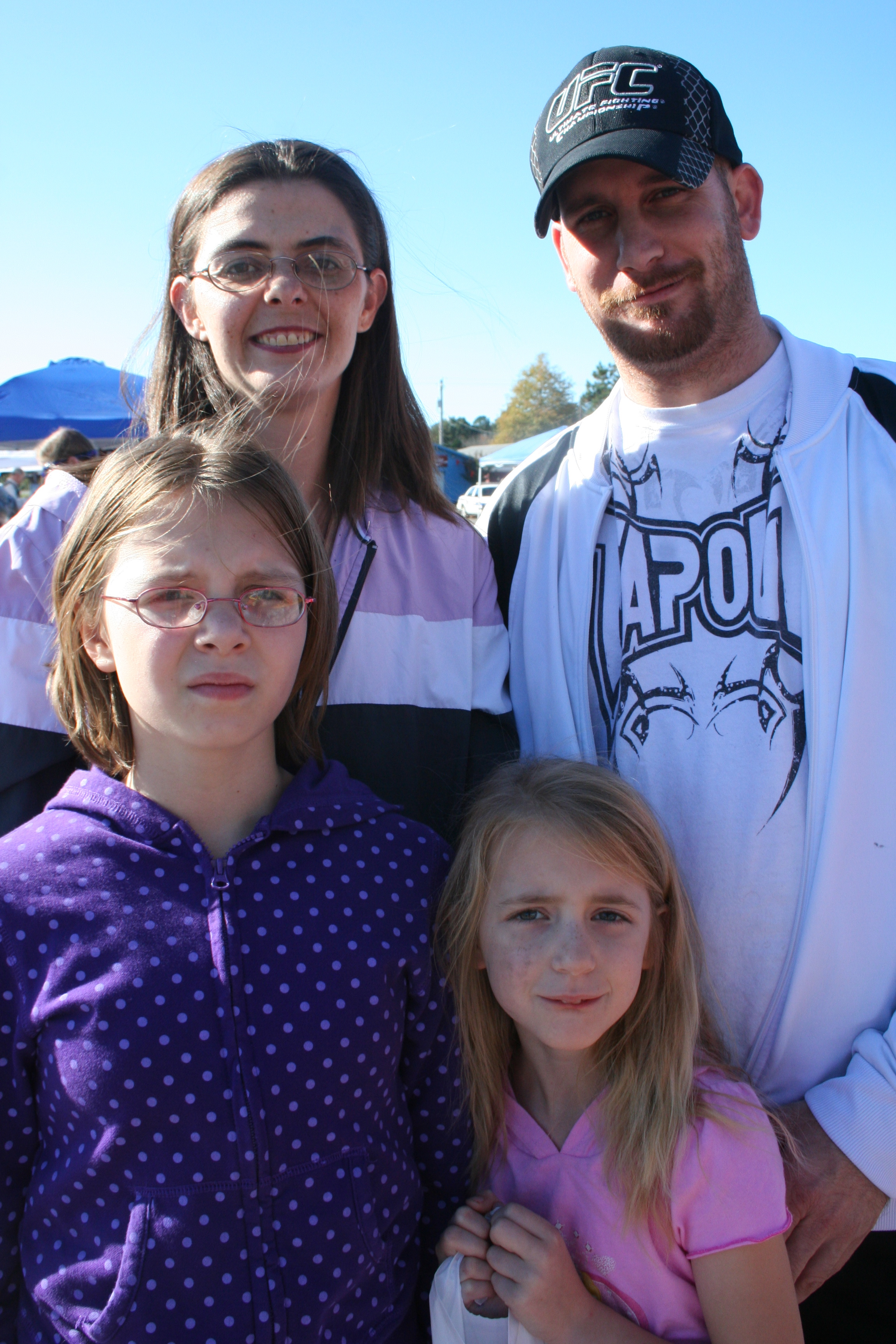 Shawna, Chris, Chyanne and Hailey Carter