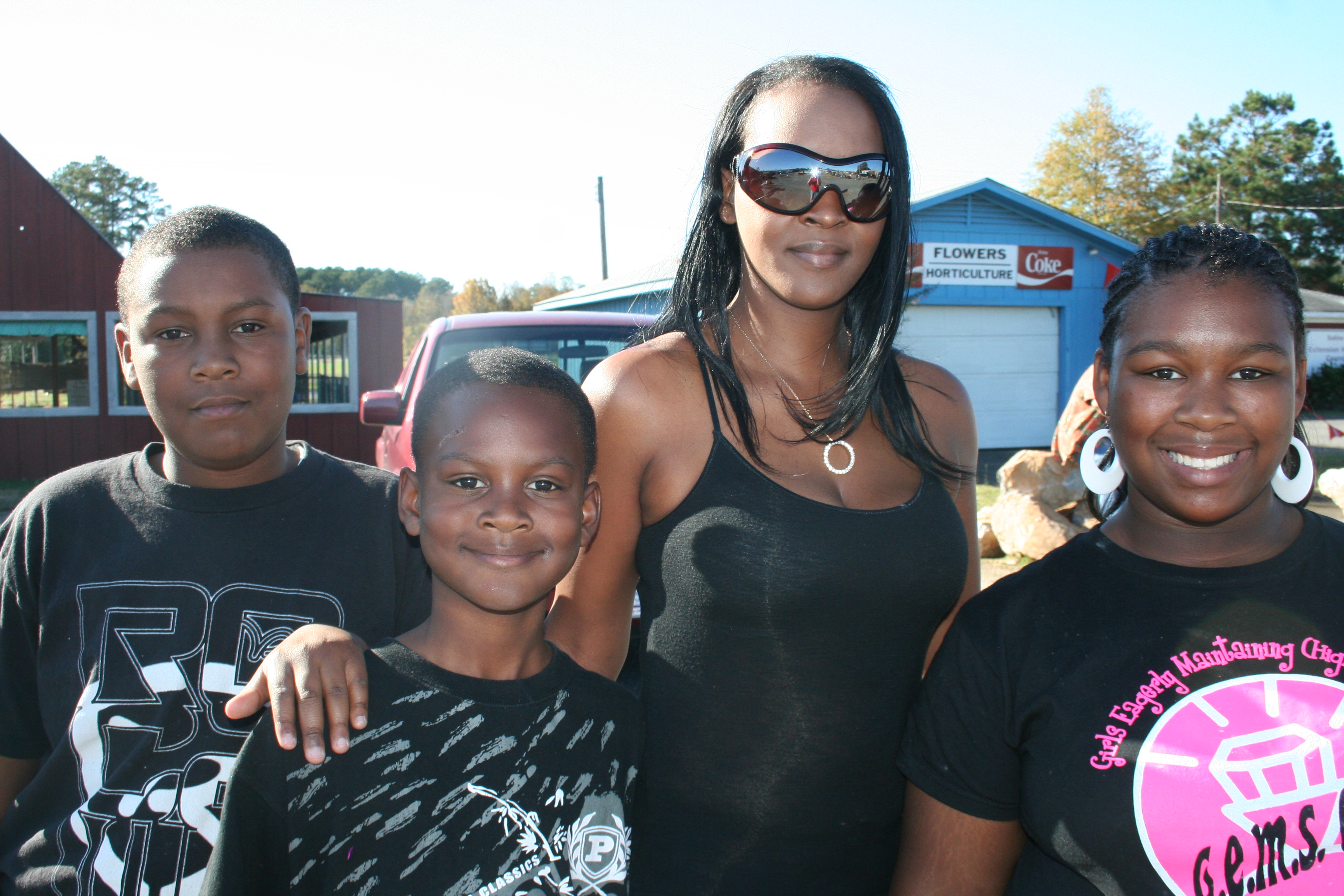 DJ Henson, Jovoni Johnson, Markiba Johnson and Olivia Wright