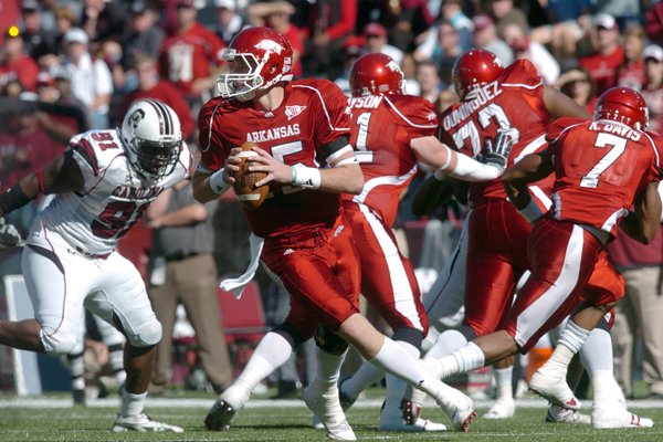 Mallett complete QB vs. Gamecocks | Whole Hog Sports
