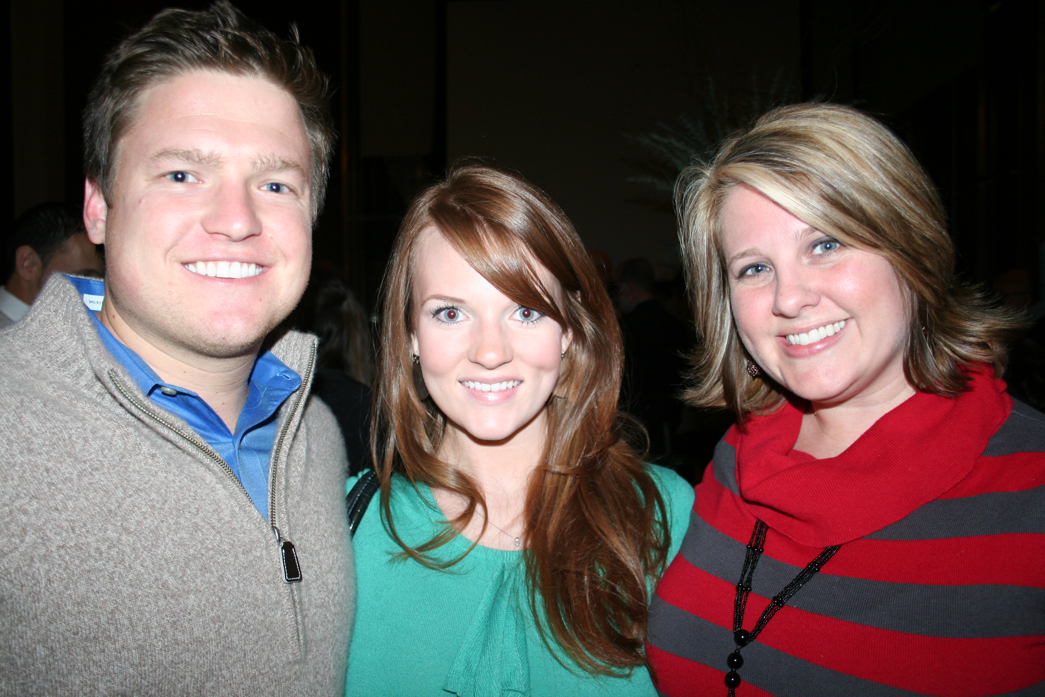 Josh and Bethann Davenport with Dana Kovaleski
