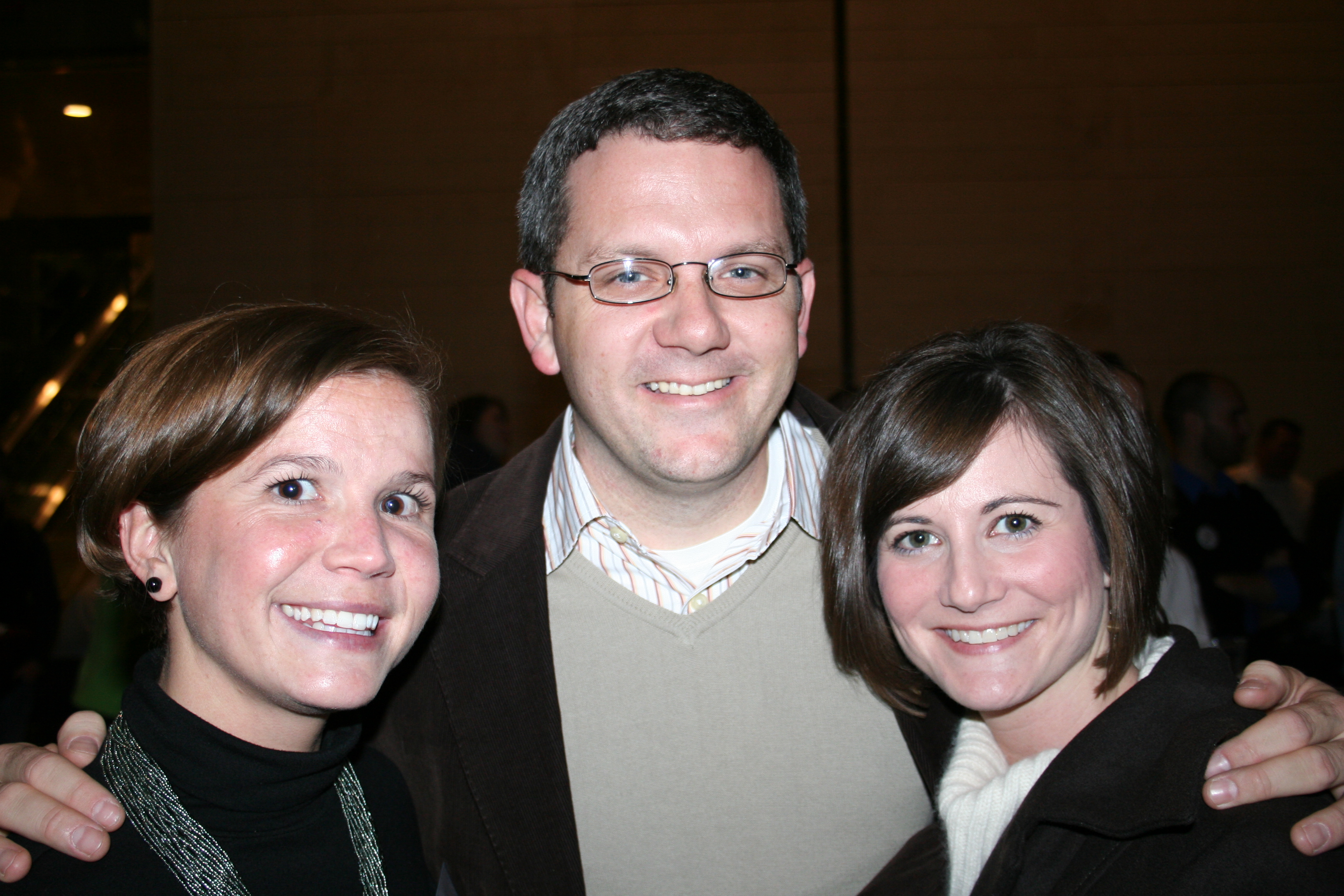 Ali Turro with Michael and Meredith Hickerson
