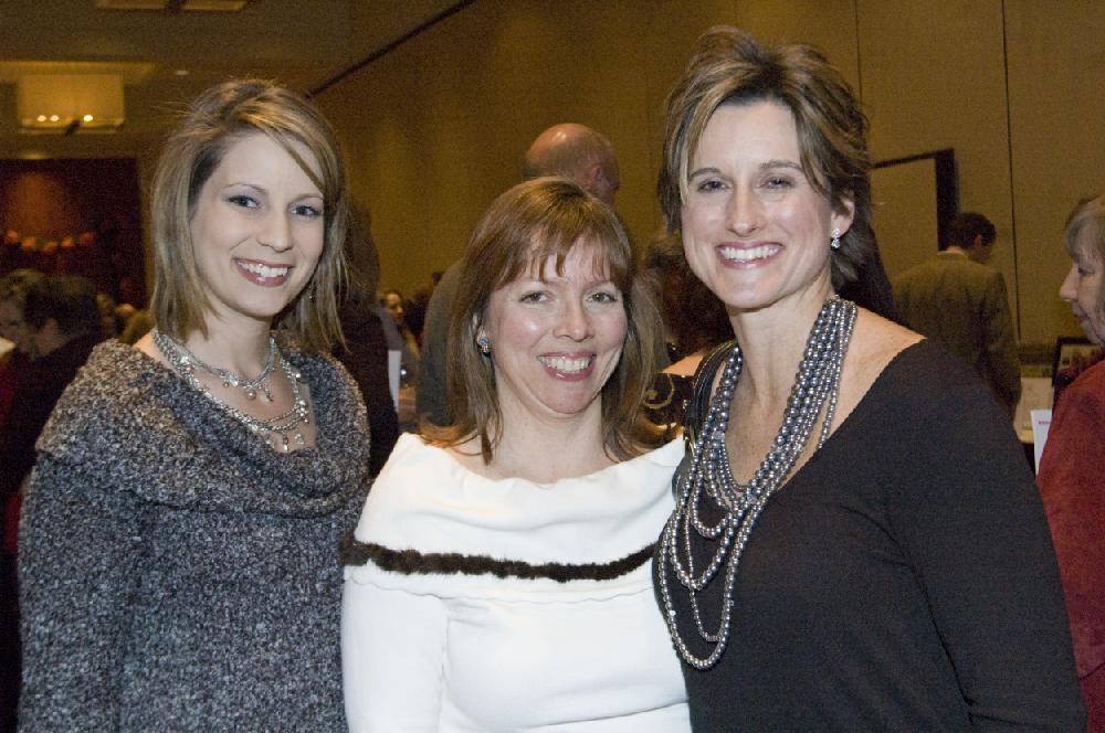 Arkansas Democrat-Gazette photo by Cary Jenkins 120909Heather Pile, Kristi Imbro and Trisha Guenther