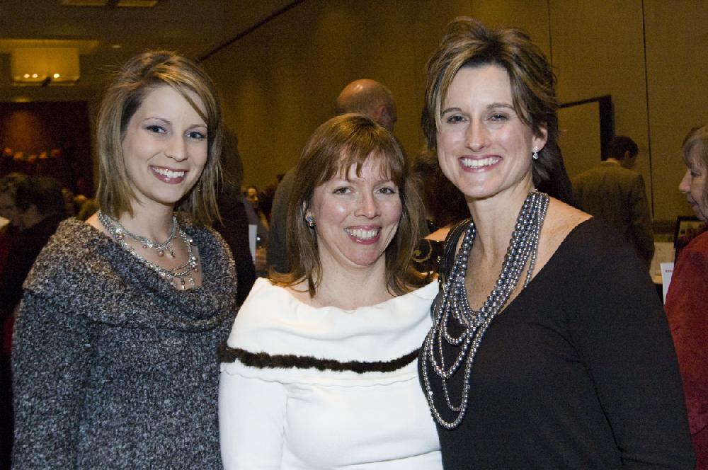 Arkansas Democrat-Gazette photo by Cary Jenkins 120909Heather Pile, Kristi Imbro and Trisha Guenther