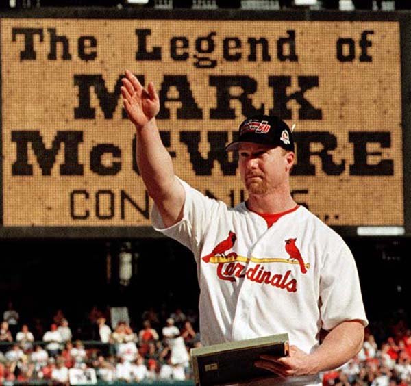 Mark Mcgwire Big Mac 70 HR 1998 Signed St. Louis Cardinals Game