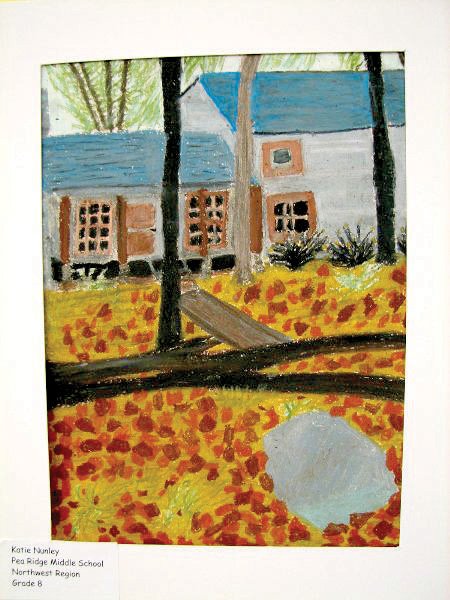 Art Winner - Fall Day by eighth-grader Katie Nunley, second place