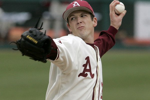Arkansas pitcher Drew Smyly allowed 2 runs on 5 hits with 1 walk and 6 strikeouts in 6 innings of work to lead the Razorbacks to an 11-4 victory over Mississippi on Friday in Oxford, Miss.  