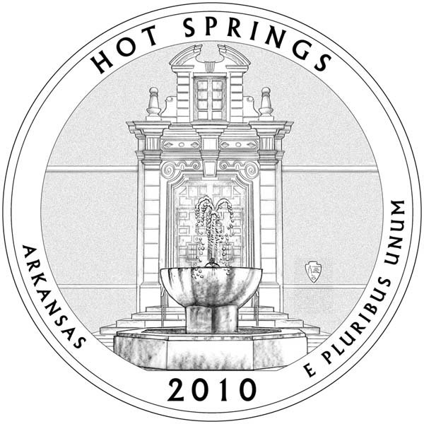  United States Mint Hot Springs Quarter