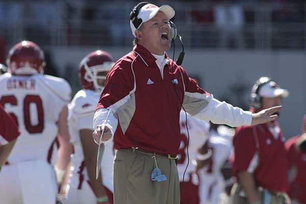 Arkansas Coach Bobby Petrino is trying to sell the family home in Fayetteville, but it’s only because he still has a house in Atlanta and the present economic situation is forcing him to sell one of the two homes. Petrino and his wife, Becky, are trying to downsize since their youngest children are leaving for college.