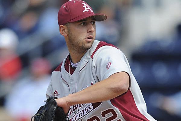 Arkansas pitcher Mike Bolsinger held Mississippi to two hits over 8 innings in a 7-0 victory. It was Bolsinger’s first start since giving up eight runs in 2 1 /3 innings against Kentucky.