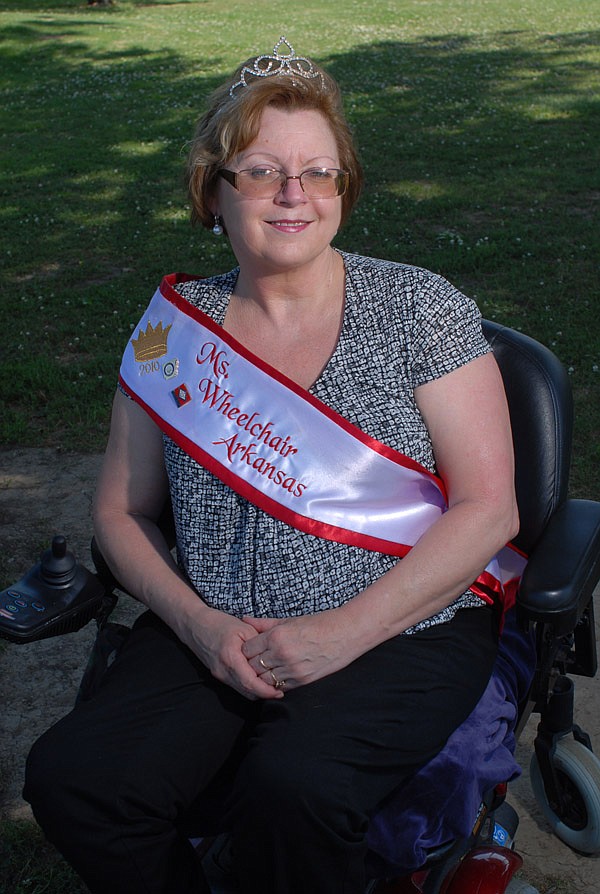 Judy Little of Cave City is Ms. Wheelchair Arkansas 2010.