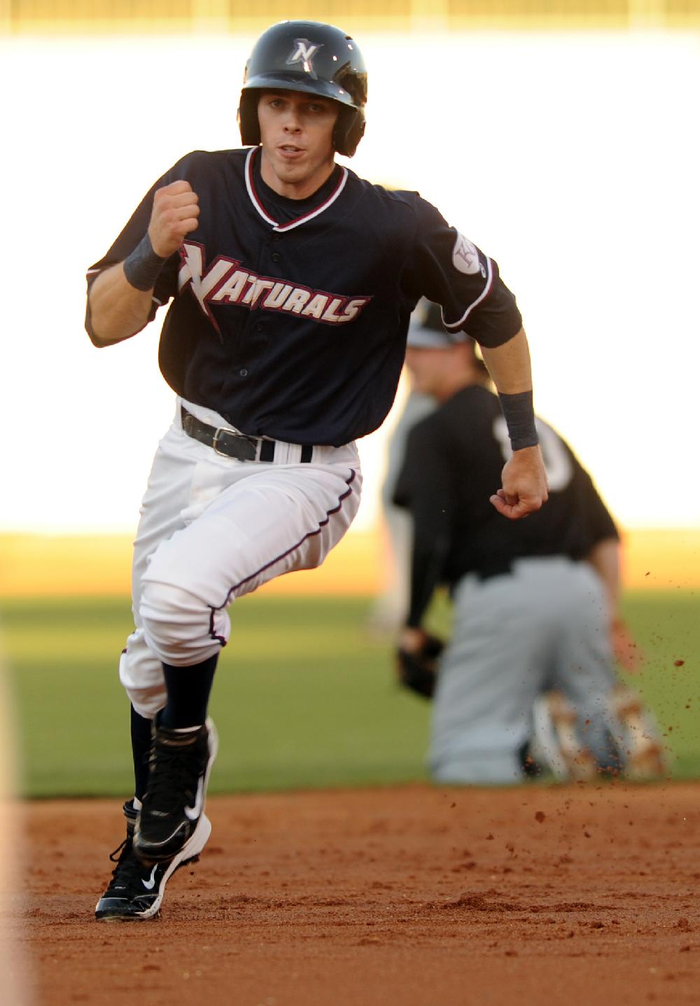 Arkansas Democrat-GazetteMICHAEL WOODS --07-01-10-- The Arkansas Naturals against the San Antonio Missions at Arvest Ballpark in Springdale.