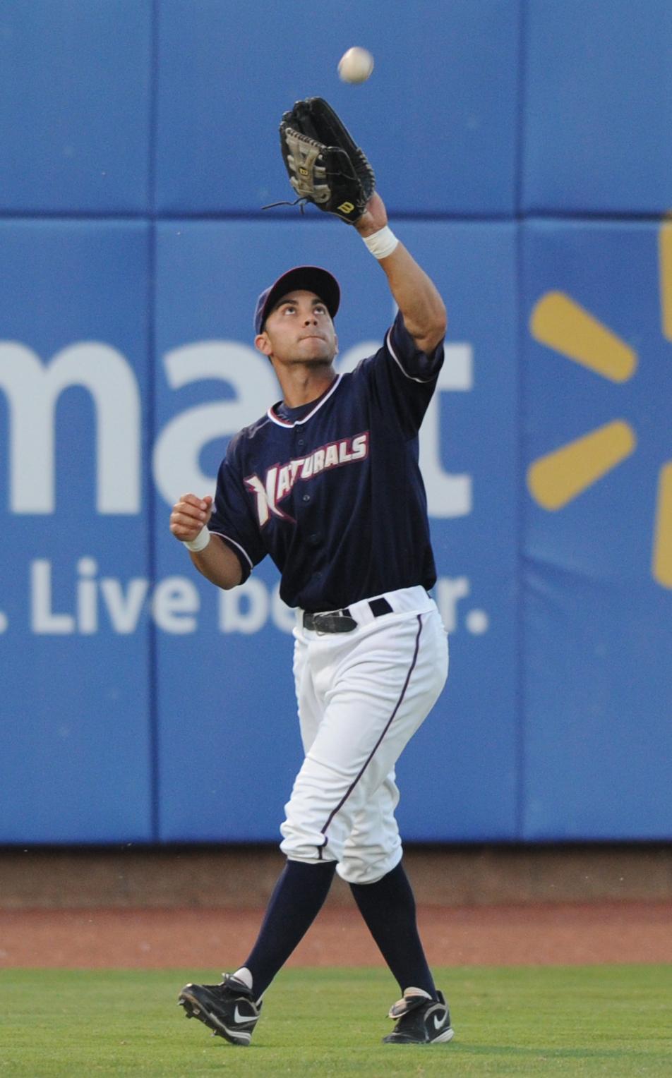Arkansas Democrat-GazetteMICHAEL WOODS --07-01-10-- The Arkansas Naturals against the San Antonio Missions at Arvest Ballpark in Springdale.