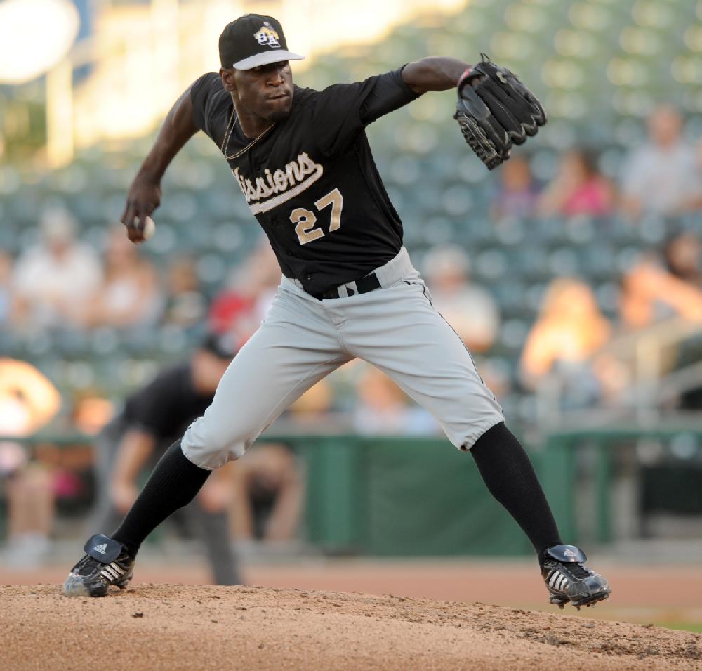 Arkansas Democrat-GazetteMICHAEL WOODS --07-01-10-- The Arkansas Naturals against the San Antonio Missions at Arvest Ballpark in Springdale.