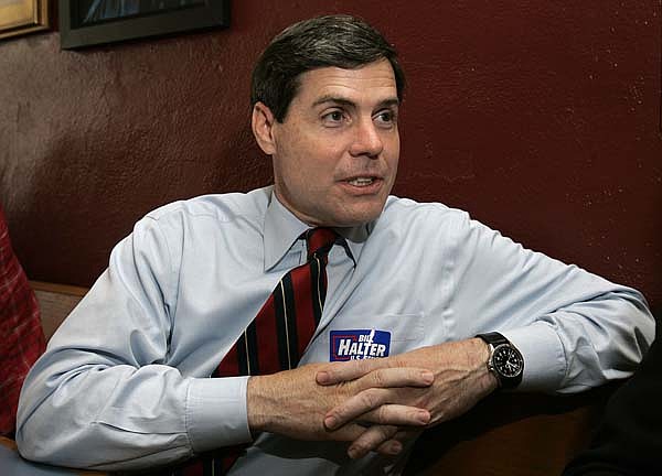 FILE — Arkansas Lt. Gov. Bill Halter is interviewed in North Little Rock, Ark. in 2010.