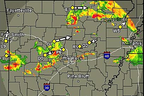 Severe thunderstorm warning for central Arkansas | The Arkansas ...