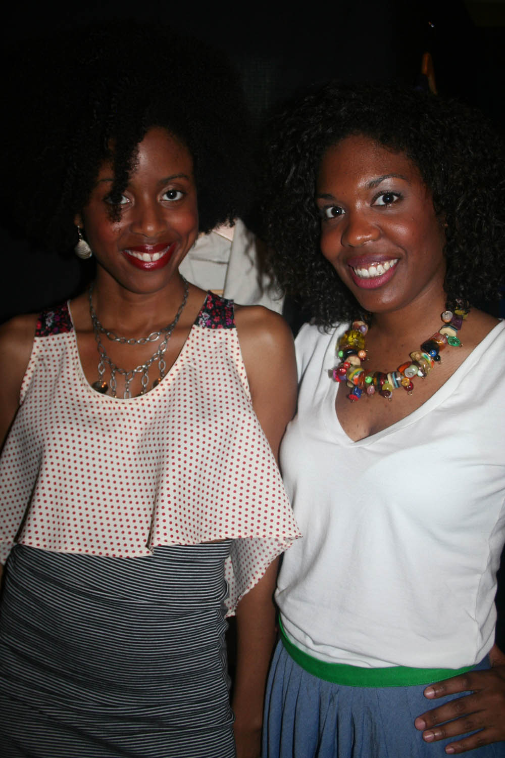 Adrienne Oliver and Precious Wright model.
