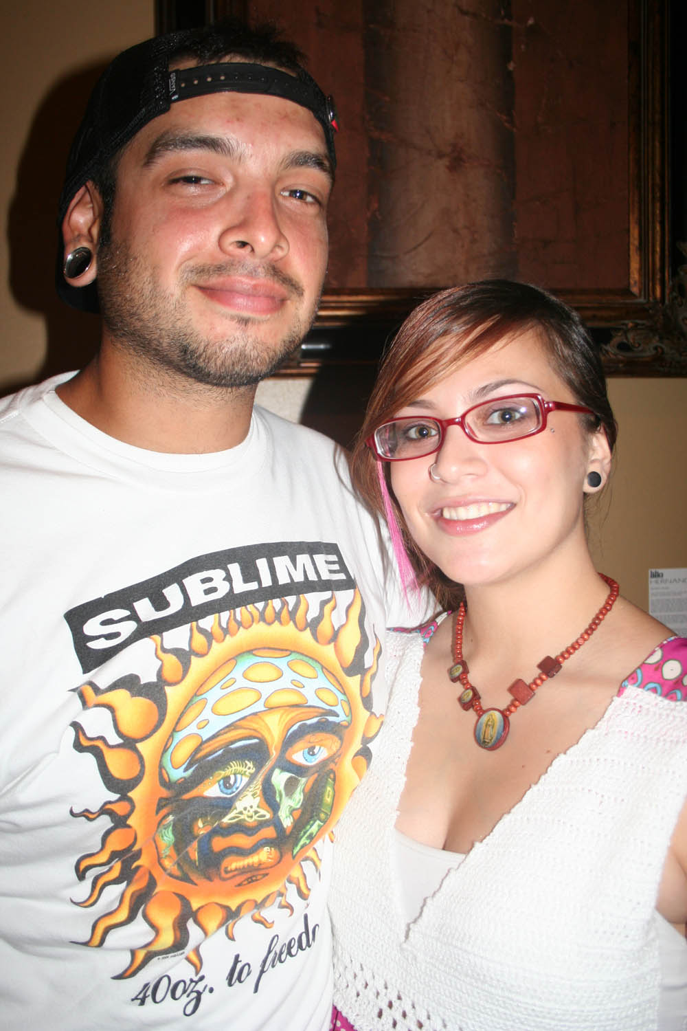Miguel Arrue and Ambar Martinez