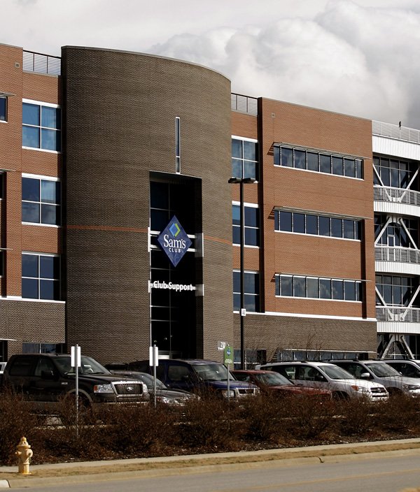 The Sam's Club headquarters building in Bentonville
