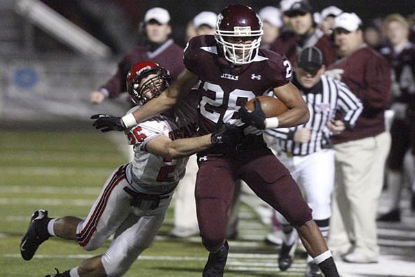 Jenks, Okla., receiver Jarrett Lake (28) sat out his senior season after questions arose over his eligibilty, forcing the Jenks team to forfeit all its games from the 2008 season.