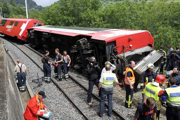 Friday’s derailment of the Glacier Express tourist train near the town of Fiesch is Switzerland’s worst rail accident since 2006.