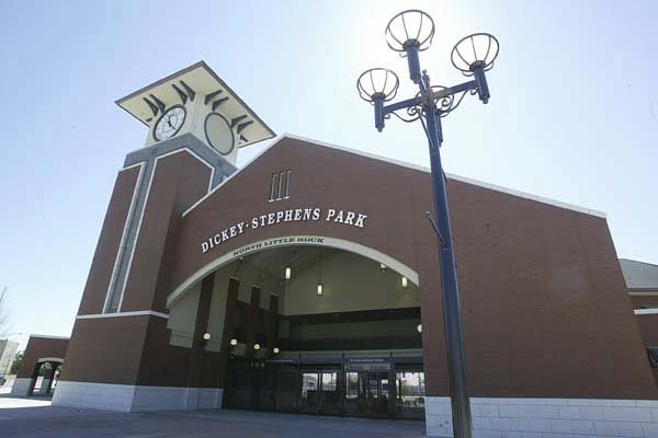 Dickey-Stephens Park in North Little Rock was considered as a potential site for the SEC baseball tournament. 