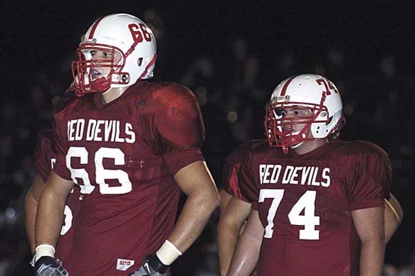 Offensive lineman Denton Simek (66) originally committed to Texas Tech, but switched his commitment to Arkansas after then-Red Raiders Coach Mike Leach was fired.

