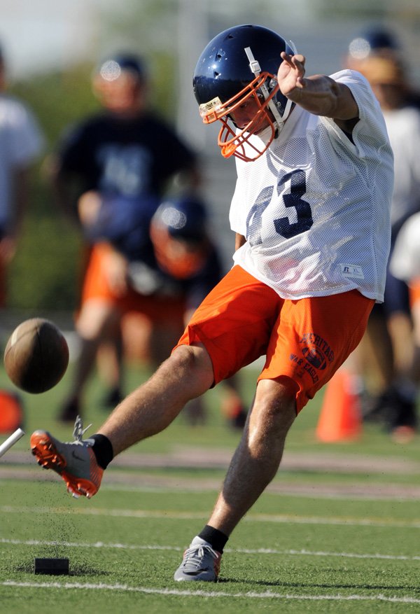 War Eagles Kicker Gains Attention Northwest Arkansas DemocratGazette
