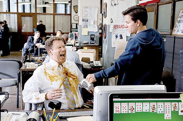 Allen Gamble (Will Ferrell) is a police accountant drawn into the action by his gung-ho partner, Terry Hoitz (Mark Wahlberg), in The Other Guys.