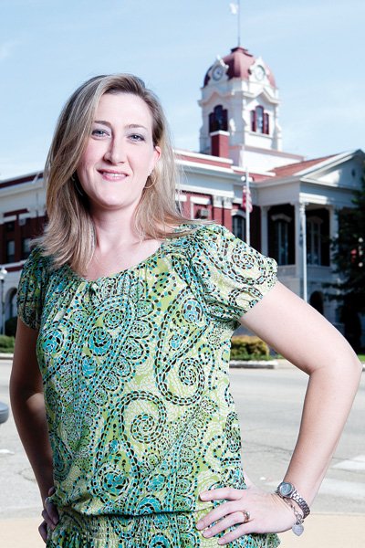 Amy Burton, executive director of Main Street Searcy, is the only staff member of the organization. Burton said she enjoys promoting the downtown area of her hometown.