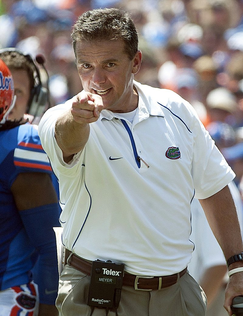 Florida Coach Urban Meyer will not only be looking to lead the Gators to their 24th consecutive victory over Kentucky on Saturday, but he’ll also be gunning for career victory No. 100.