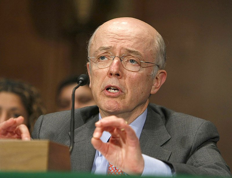 Herb Allison testifies on Capitol Hill in Washington. 