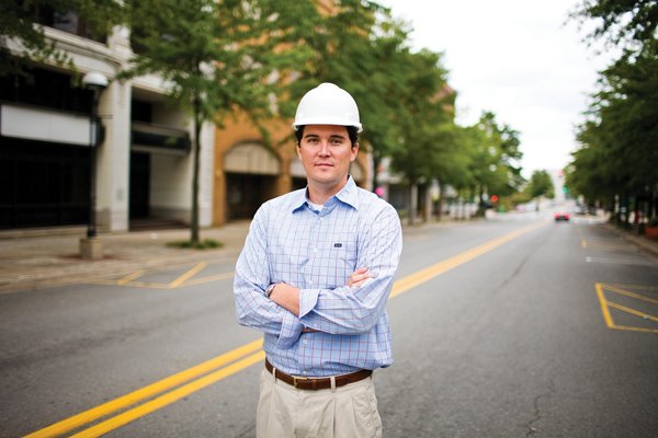 Scott Reed is one of several developers who is beginning to redevelop downtown Little Rock outside of the River Market.